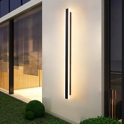 Lâmpada de parede à prova d'água led iluminação externa ip65 alumínio montado na parede jardim villa varanda arandela luz 85v-265v luminárias de arandela