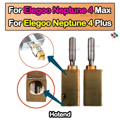 Para kit hotend para elegoo netuno 4 plus/4 max impressora 3d metal hotend acessórios de impressora 3d latão