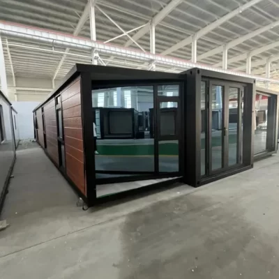40ft Expandable Container House Luxury Holiday Villa 1 2 3 4 Bedroom Prefab Home Modular Steel Office Building with Bathroom