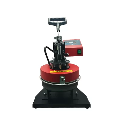 Máquina de prensa térmica por sublimação CUYI, venda quente, 8 polegadas, 10 polegadas, placa cerâmica redonda, impressão de logotipo