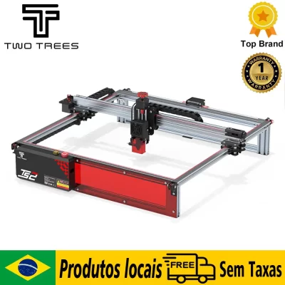 Twotrees ts2 gravador a laser de foco automático, máquina de gravação a laser de metal com wi-fi, interruptor de limite de controle offline, corte de madeira acrílica