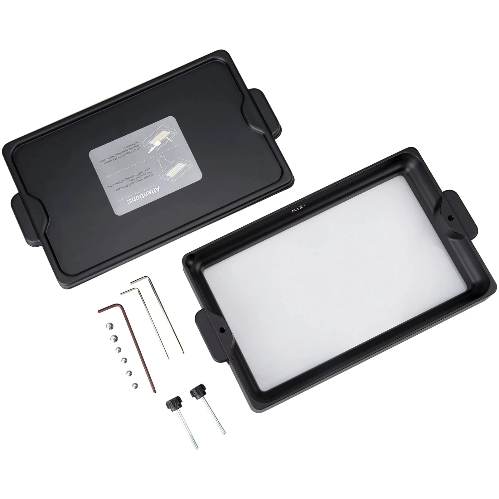 ELEGOO-Tanque Resina Metálica para Impressora 3D Ultra MSLA SATURN 3, IVA Resina com Liner de Liberação ACF Pré-Instalada e Chave Allen 3 - Image 2