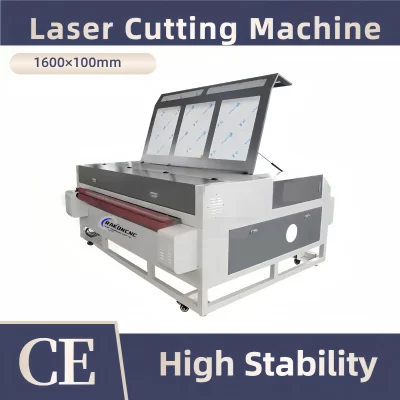 High Precision 1600*1000mm 1610 Co2 Laser Cutting and Engraving Machine of 80W 100W 130W 150W 300W