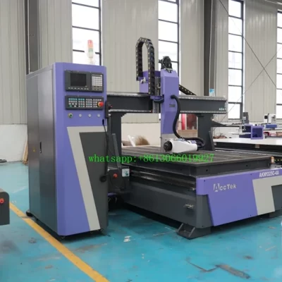 Jinan cnc 1325 Cnc Router Wood Carving 4 Axis Rotate Spindle Atc Milling Machine With Spindle 180 Degree Swing