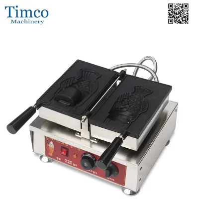 Taiyaki Mini Waffle Maker 1 PCS Forma de Peixe Sorvete Máquina de Fazer Waffles de Feijão Vermelho