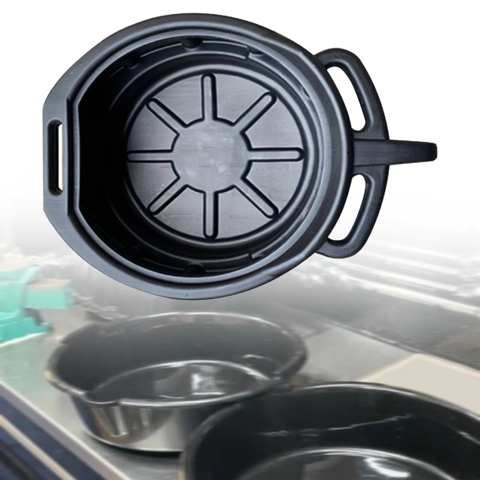 6/8/10l bacia de recepção de óleo mudança de drenagem pan limpeza recipiente de drenagem de óleo à prova de vazamento para carro motocicleta ferramenta de reparo automóvel