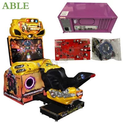 Arcade super bike 2 kit ff motocicleta sem luzes de corrida motor condução jogo tabuleiro simulador crianças máquina jogo corrida