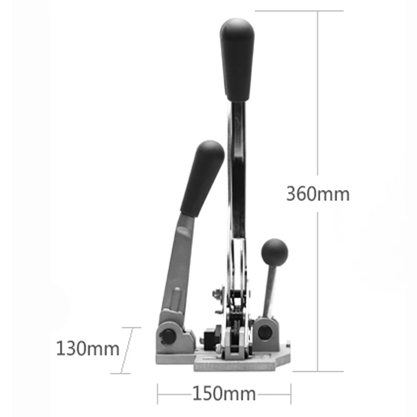 Pinça de embalagem manual st13/s13, tensor de banda de plástico 13mm, máquina de rolamento de correia pp, três em um, empacotador manual 13*15*36cm - Image 6