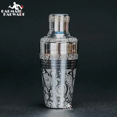 Carven 510ml Coquetel de aço inoxidável Boston Bar Shaker estilo japonês