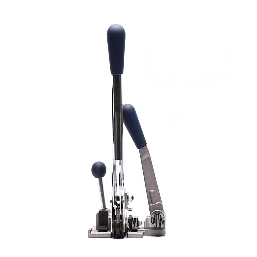 Pinça de embalagem manual st13/s13, tensor de banda de plástico 13mm, máquina de rolamento de correia pp, três em um, empacotador manual 13*15*36cm