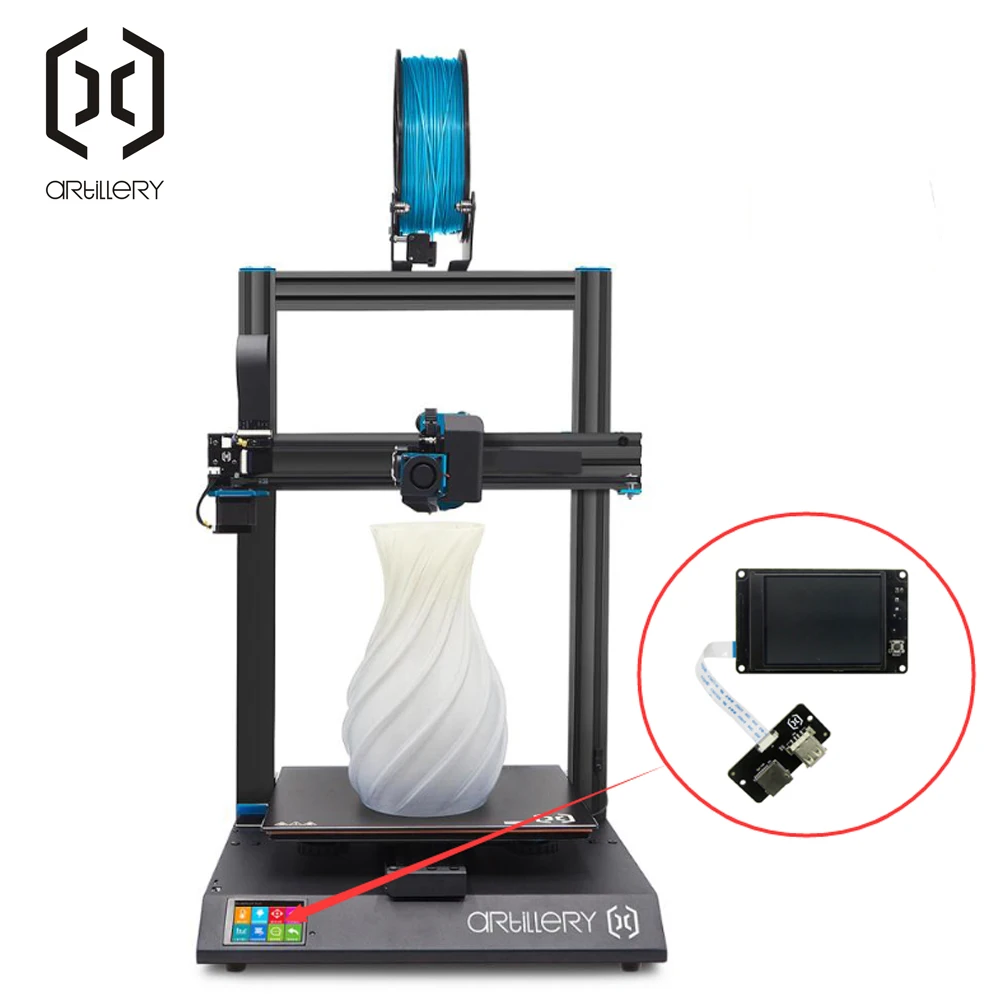 Ecrã LCD transparente para Impressora 3D, Sidewinder X1, Genius, Componentes da Placa TFT, Display, Adequado para Artilharia - Image 3