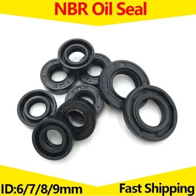 Vedação de óleo de estrutura NBR 5 peças ID 4mm 5mm 6mm 7mm 8mm 9mm OD 12-34mm Espessura 4-10mm Anéis de vedação de borracha nitrílica butadieno