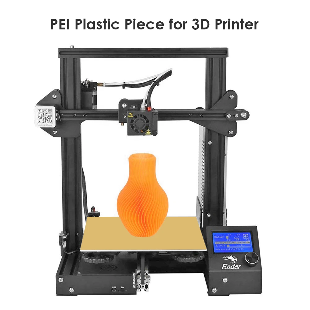 305/254/235/157/150/120mm Impressora 3D PEI Folha para Impressão 3D Construir Folha de Superfície com Fita Adesiva 3m Polieterimida 3 Ultem - Image 3