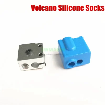 Silicone Heater Block para Anycubic Vyper, peças da impressora 3D, V6 J-cabeça Hotend