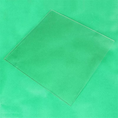 Cama de vidro 170x170x3mm de borosilicate para as peças da impressora de lulzbot mini 3d