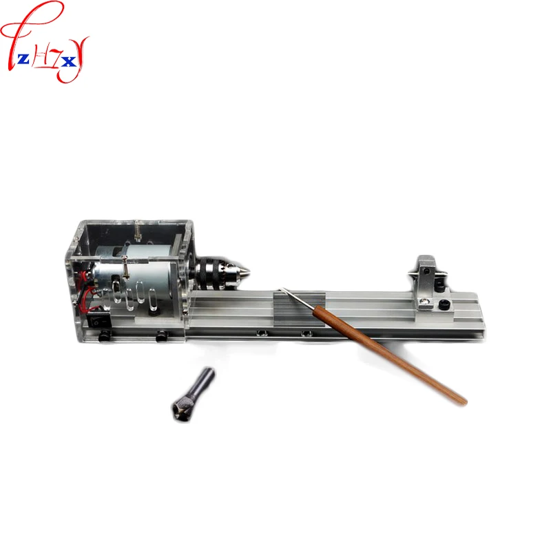 Torno de pérola budista em miniatura, faça você mesmo, máquina de torno para moagem e corte de madeira, contas multifuncionais, ferramenta para trabalhar madeira, dc 24v - Image 2