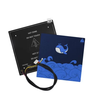 Twotrees 3d impressora parte 24v atualizado heatbed 235*235*3mm 24v 220w cama quente de alumínio com terminal para BLU-3 peças
