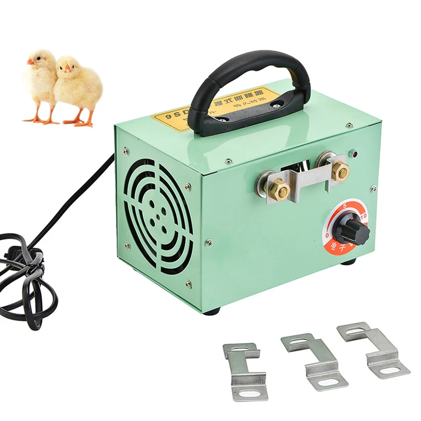 Máquina elétrica automática de descascar galinha, cortador e remoção de picos, para aves, equipamento de fazenda, 220v