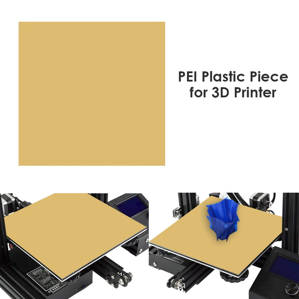 305/254/235/157/150/120mm Impressora 3D PEI Folha para Impressão 3D Construir Folha de Superfície com Fita Adesiva 3m Polieterimida 3 Ultem - Image 2