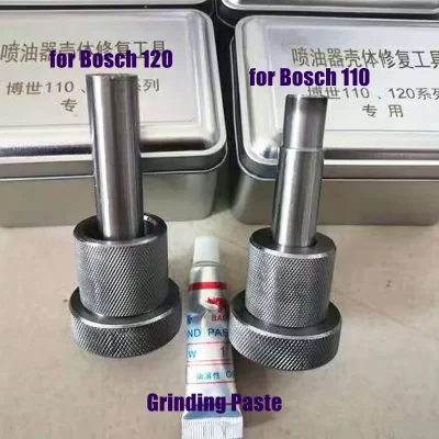 Ferramenta de reparo do alojamento do injetor de combustível, Injetor Diesel Common Rail, Ferramenta de moagem de válvula para Bosch 110 120