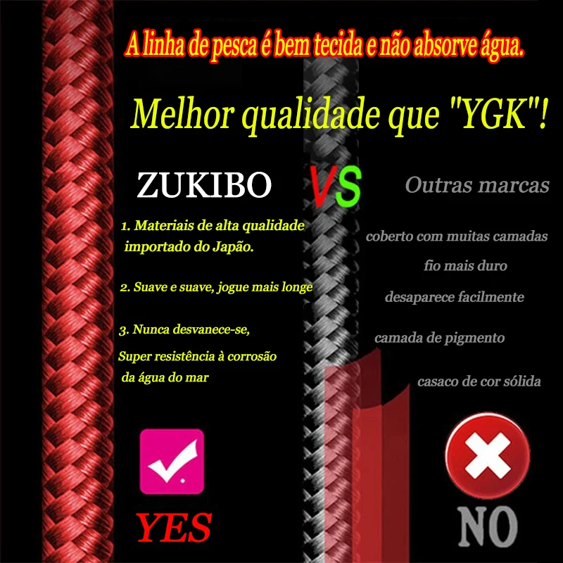 Novidades De Pesca 2023 8 Vertentes Trançado Cabo De Pesca Japonês Material 8 Fio Linha Multifilament Super Forte Pe Linha pesca linha multifilamento pesca pescaria material de pesca frete gratis pescaria pesca acceso - Image 4