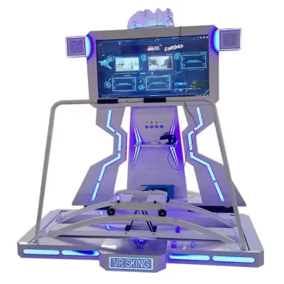 A máquina de jogo de arcade com simulador de esqui VR imersivo mais econômico para método de pagamento de moedas