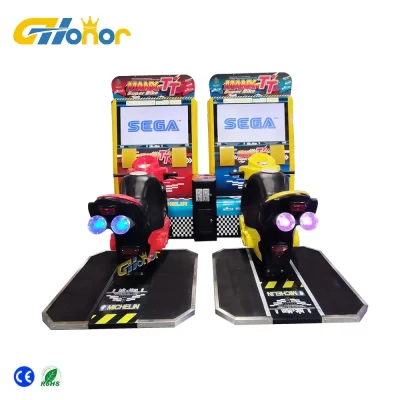 Controlador de jogo de carro operado por moeda, roda de direção de corrida lMANX TT Moto Racing Game Imulator Arcade Simulator Máquina de jogo de condução