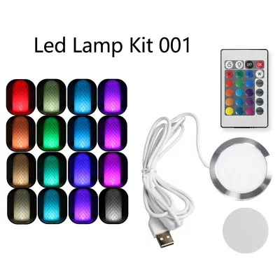 Para bambu laboratório kit de lâmpada led 001 ferragem para bambu rgb luz led peças diy modelo branco quente/multicolorido sem escudo da lâmpada