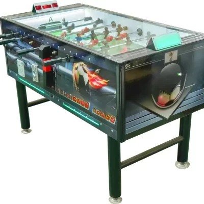 Jogo de arcade operado por moedas, mesa esportiva de futebol, alça de máquina, jogo de tabuleiro de mesa de futebol