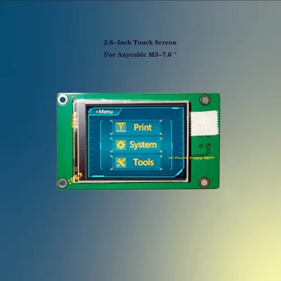 Anycubic photon M3-7.6-Inch 4K 2.8-Polegada Tela Sensível Ao Toque Para Impressora 3D tela sensível ao toque 2.8 Polegada operar LCD