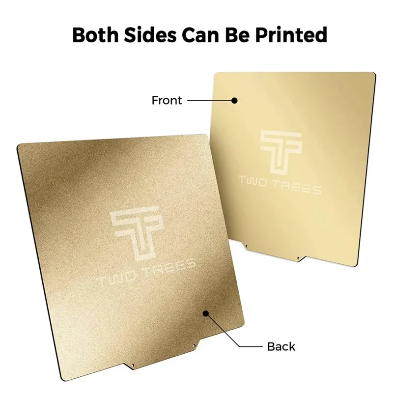 Twotrees-Double Side PEI Spring Steel Sheet, placa de construção magnética, impressora 3D, Ender 3, Ender 5, 220mm, 235mm, 310mm - Image 3