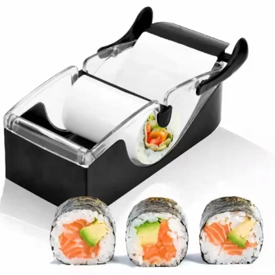 Sushi japonês rolo fabricante de arroz bola molde antiaderente vegetal ferramenta de rolamento de carne diy sushi que faz a máquina acessórios de cozinha
