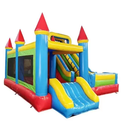 Combinação de casa de salto inflável comercial corrediça de trampolim ao ar livre corrediça de castelo inflável personalizada para crianças e adultos