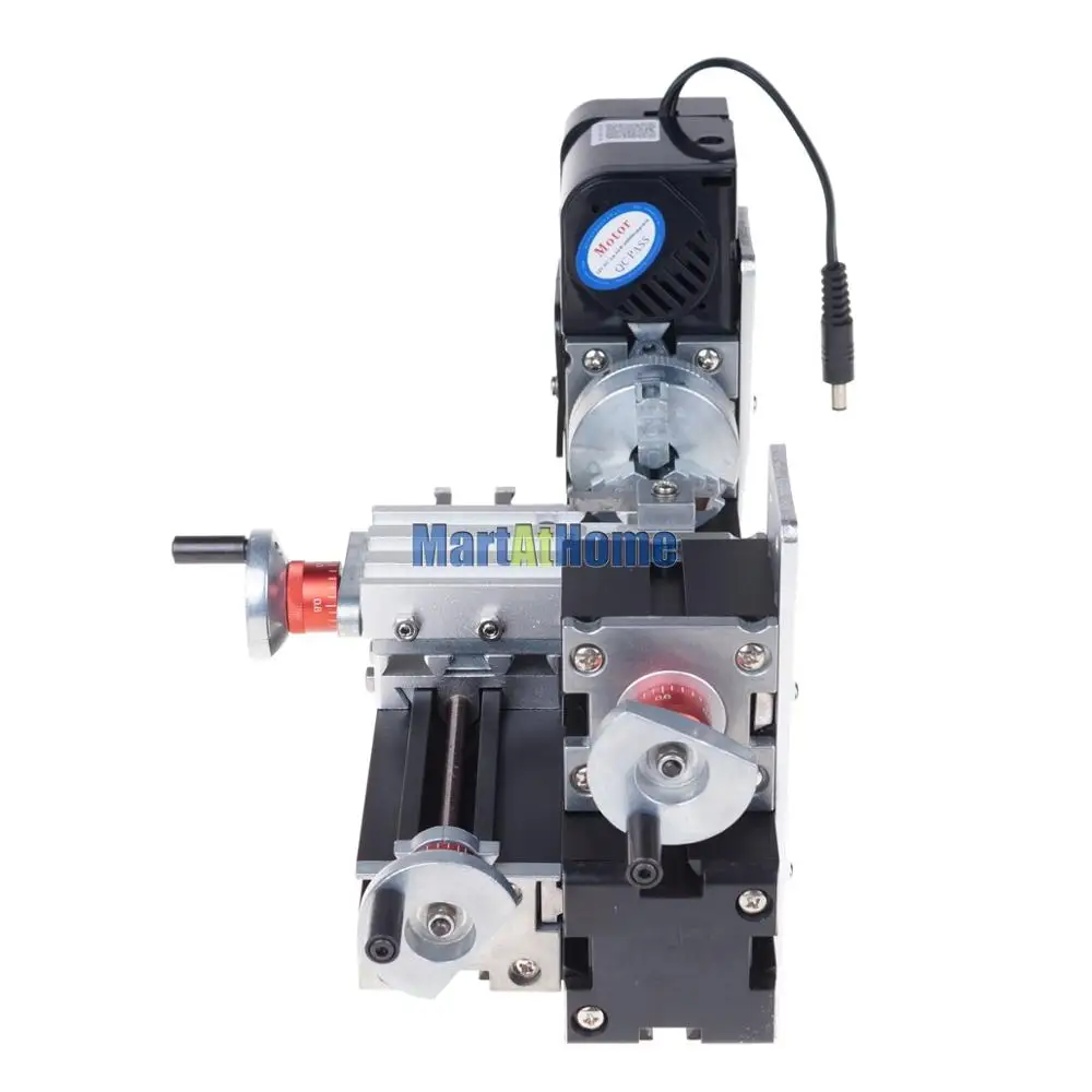 Mini máquina-ferramenta de torno de metal 24W Z20002M 20000 RPM máx. Peça de trabalho 135*20mm para hobby, educação científica, fabricação de modelos - Image 5