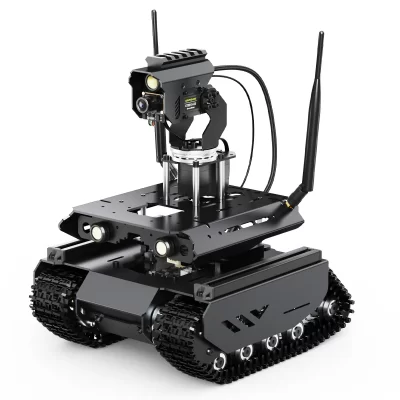 Waveshare-UGV Beast Open-Source Off-Road Tracked AI Robot, Jetson Orin Series Board, 360 ° flexível omnidirecional Pan-Tilt