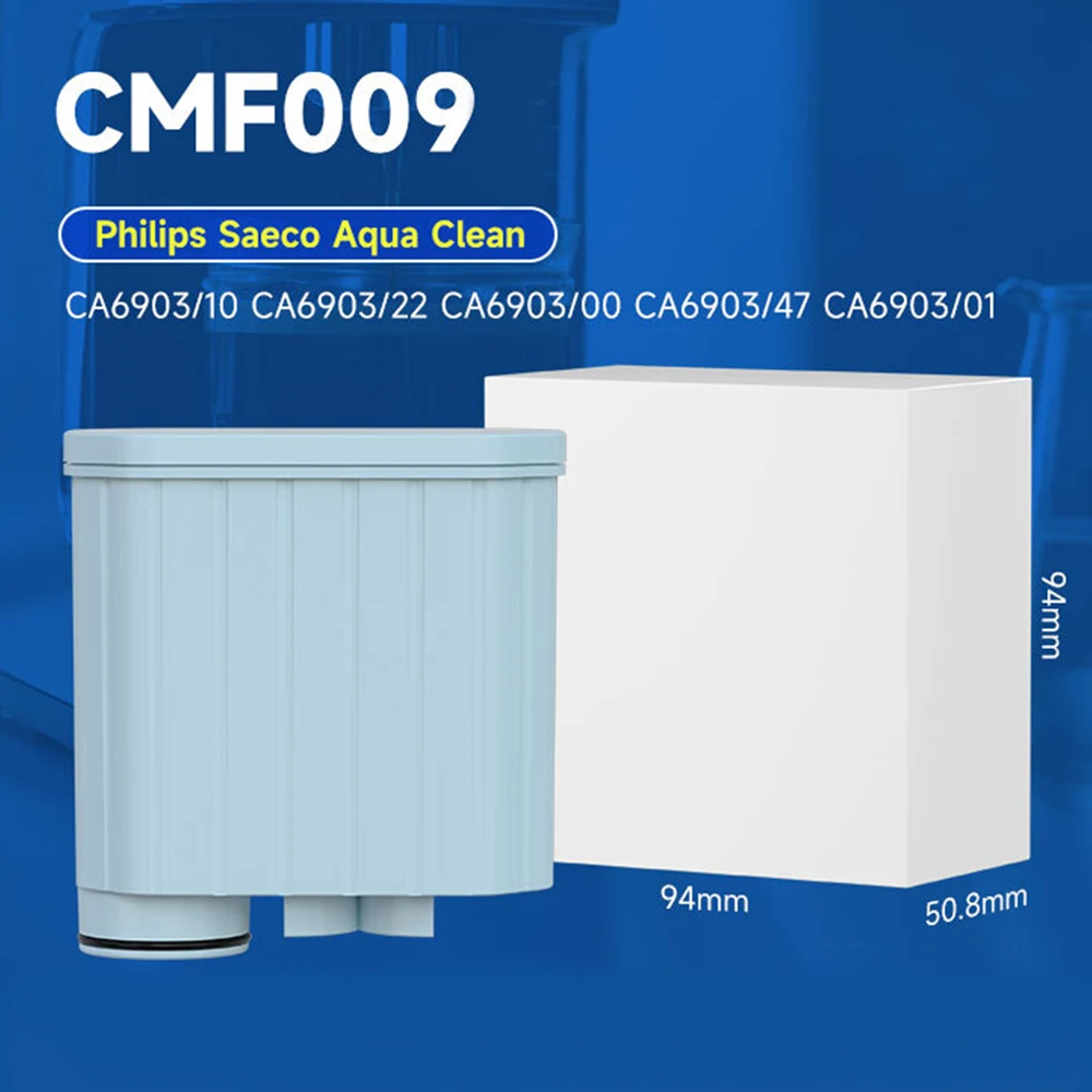 Atualização do filtro de água da máquina de café Saeco para AquaClean Series CA6903 10 00 47 Cartucho anti-escala de alta eficiência - Image 6