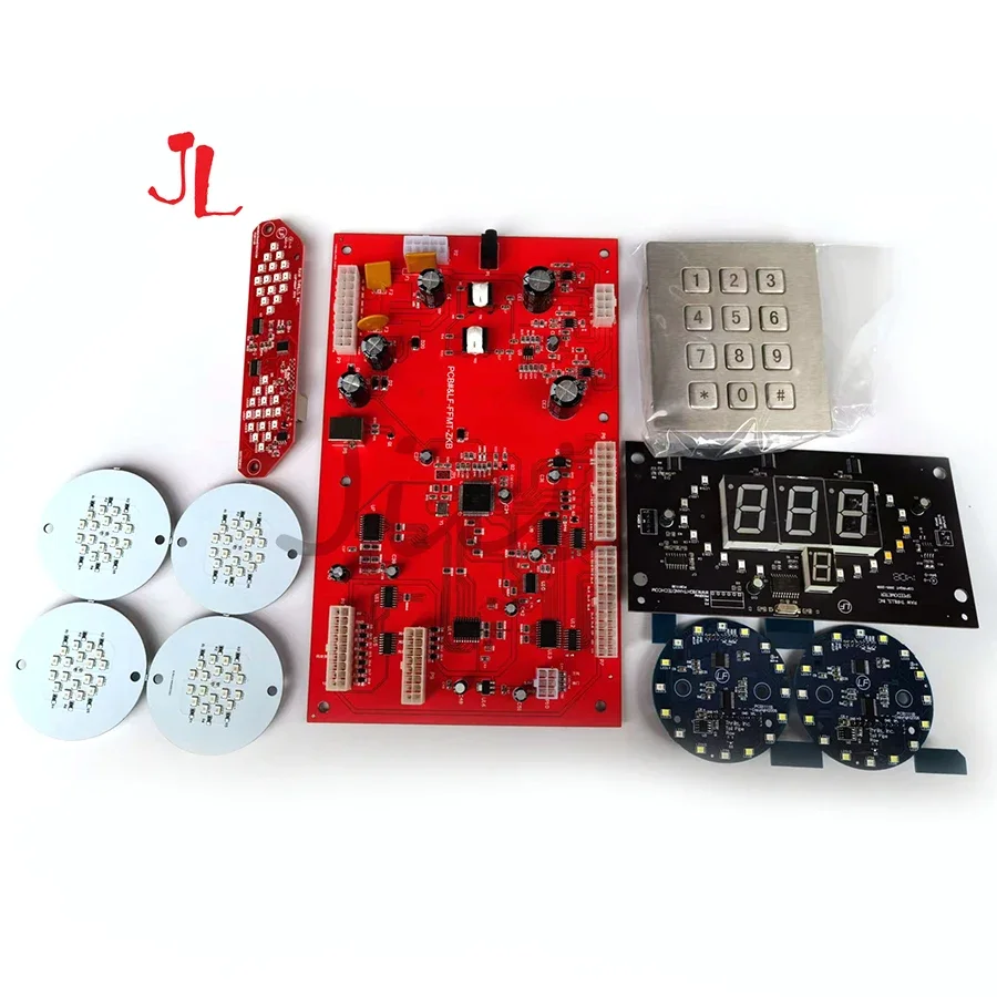 Nova super bicicleta 2 ff motor diy kit peças placa-mãe com fios placa de controle led para arcade carro corrida jogo máquina ação - Image 4