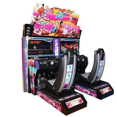 # Simulador de corrida de carros Outrun, carro operado por moeda, máquina de jogos de arcade de dois jogadores