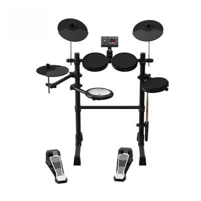 Conjunto de bateria eletrônica de tambor elétrico portátil, conjunto de tambor de som eletrônico instrumento musical profissional jazz