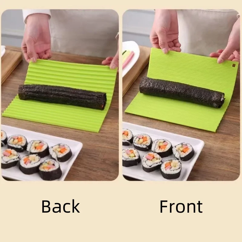 1pc sushi que faz a ferramenta sushi rolo esteira algas arroz e máquina de rolo vegetal diy casa sushi restaurante festa cozinha pequena ferramenta - Image 3