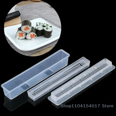 1pc portátil japonês rolo sushi fabricante de arroz molde sushi fabricante de cozimento kit rolo arroz molde ferramentas cozinha