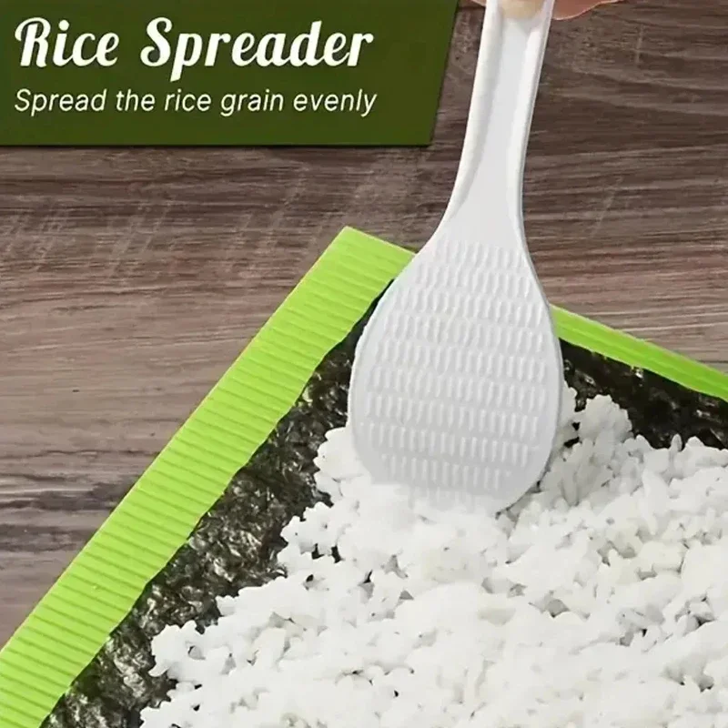 1pc sushi que faz a ferramenta sushi rolo esteira algas arroz e máquina de rolo vegetal diy casa sushi restaurante festa cozinha pequena ferramenta - Image 4