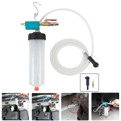 Novo fluido de freio do carro automático mudança óleo ferramenta substituição fluido freio drenado sangrador pneumático vácuo sangrador extrator tamanho a/b