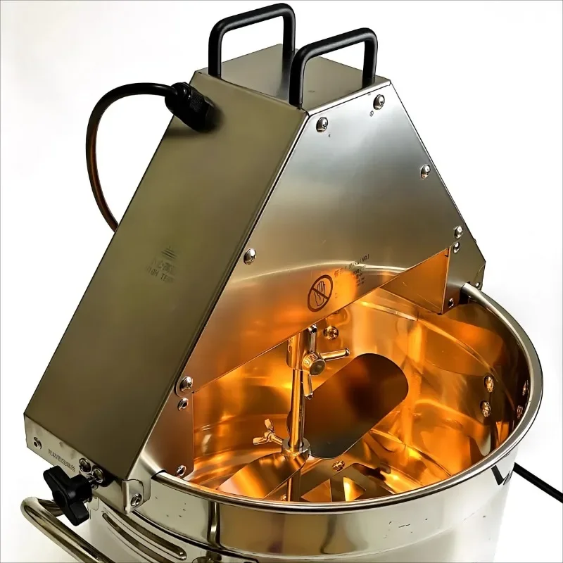 Agitador de alimentos de aço inoxidável de qualidade alimentar, 10l, pote, máquina de fritar, geléia de alimentos, molho, mistura wok, 220v, máquina automática de fritar - Image 2