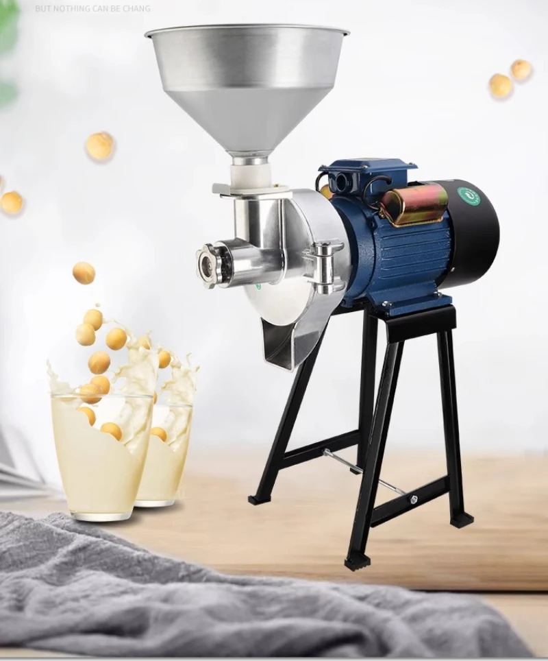 Máquina doméstica de leite de arroz 220v, leite de soja, tofu, automática, fresadora de pedra, seco, molhado, dupla utilização - Image 3