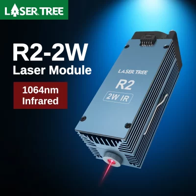 Módulo infravermelho do laser da árvore R2 2W 1064nm da laser para gravura o metal plástico