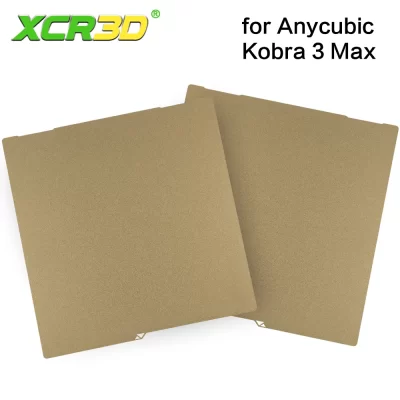 Anycubic Kobra 3 Max Combo pei textura Kobra3 max Placa de Construção K3M K3MC PEO PET PEY Primavera Folha de Aço HeatBed Acessórios 430mm