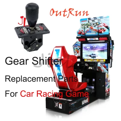 Engrenagem de mudança de engrenagem Arcade 2, acessórios de jogos de corrida de arcade Outrun, adequado para necessidade inicial de velocidade, peças de máquinas de arcade