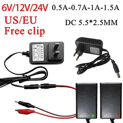 Carregador universal para carro elétrico infantil, eua e ue, 12v, 24v, 6v, passeio de bebê, brinquedos elétricos, carregador de carro, adaptador de energia para motocicleta