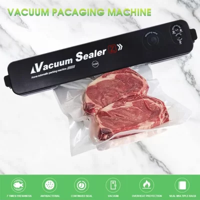 Máquina de selagem a vácuo, máquina de preservação de alimentos, pequena máquina a vácuo, máquina de selagem de plástico totalmente automática